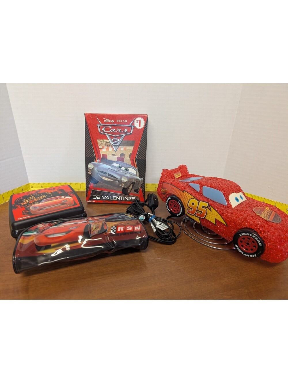 Disney Pixar Rust-eze Lot- nite lite-pencul case- storage- valentine cards